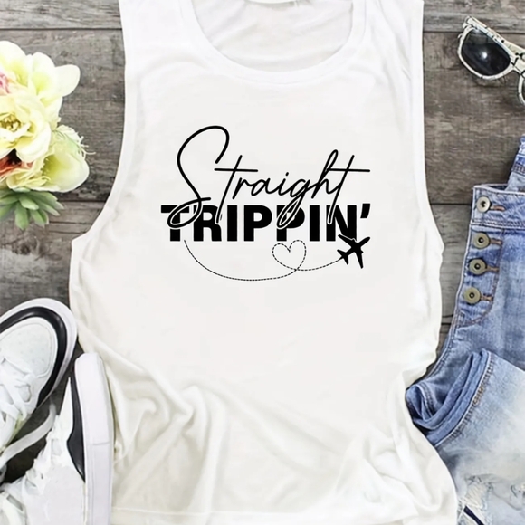 2x Vacay "Straight Trippin" Tank - Picture 2 of 3